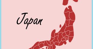 Cách vẽ bản đồ Nhật Bản